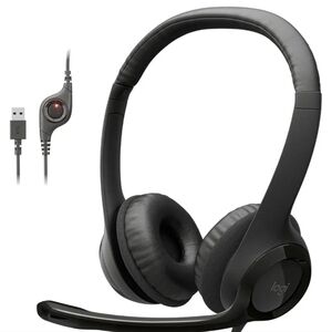Like New Logitech Black Wired Headset